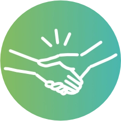 お客様第一を示すアイコン