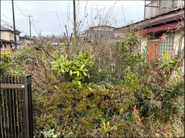 仙台市の空き地の草刈り
